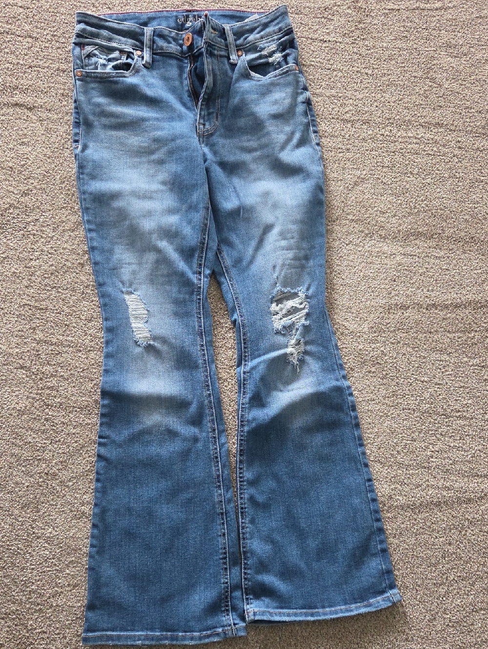 Edgely high rise flare jean